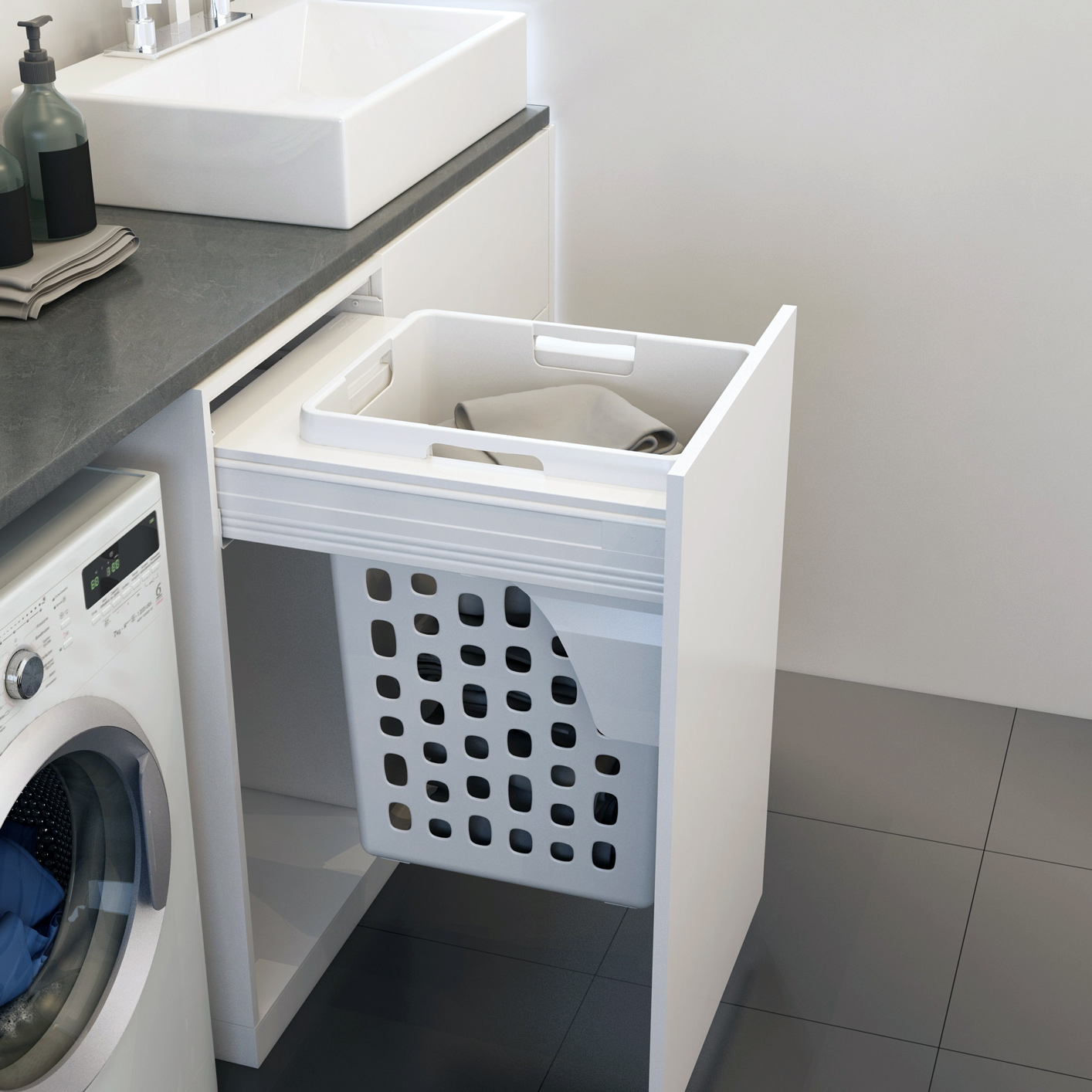 M-Series Laundry Hamper for Infinity Doublewall Drawers