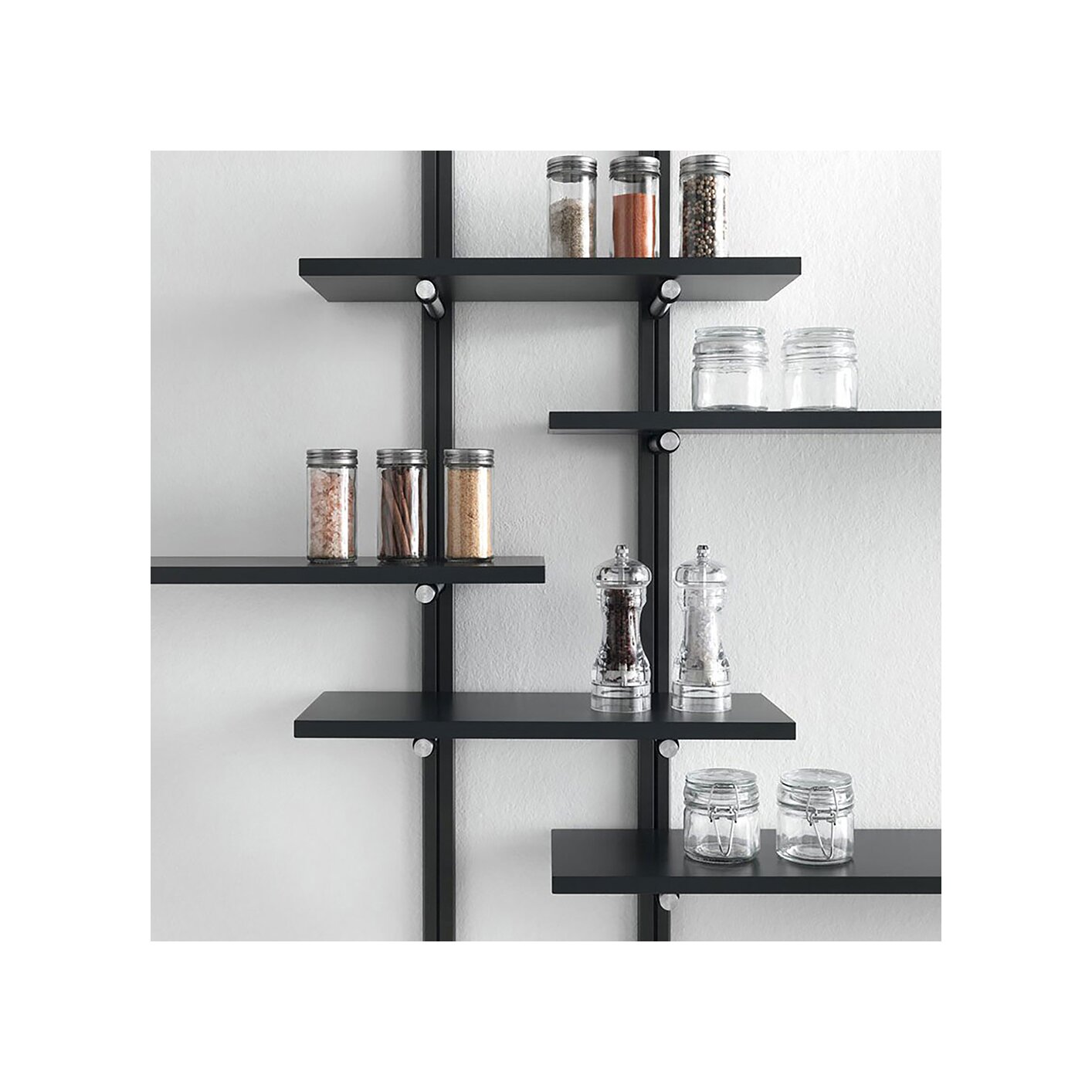 Salice Pin Wall Profiles for Recessed or Surface-Mounted Installation