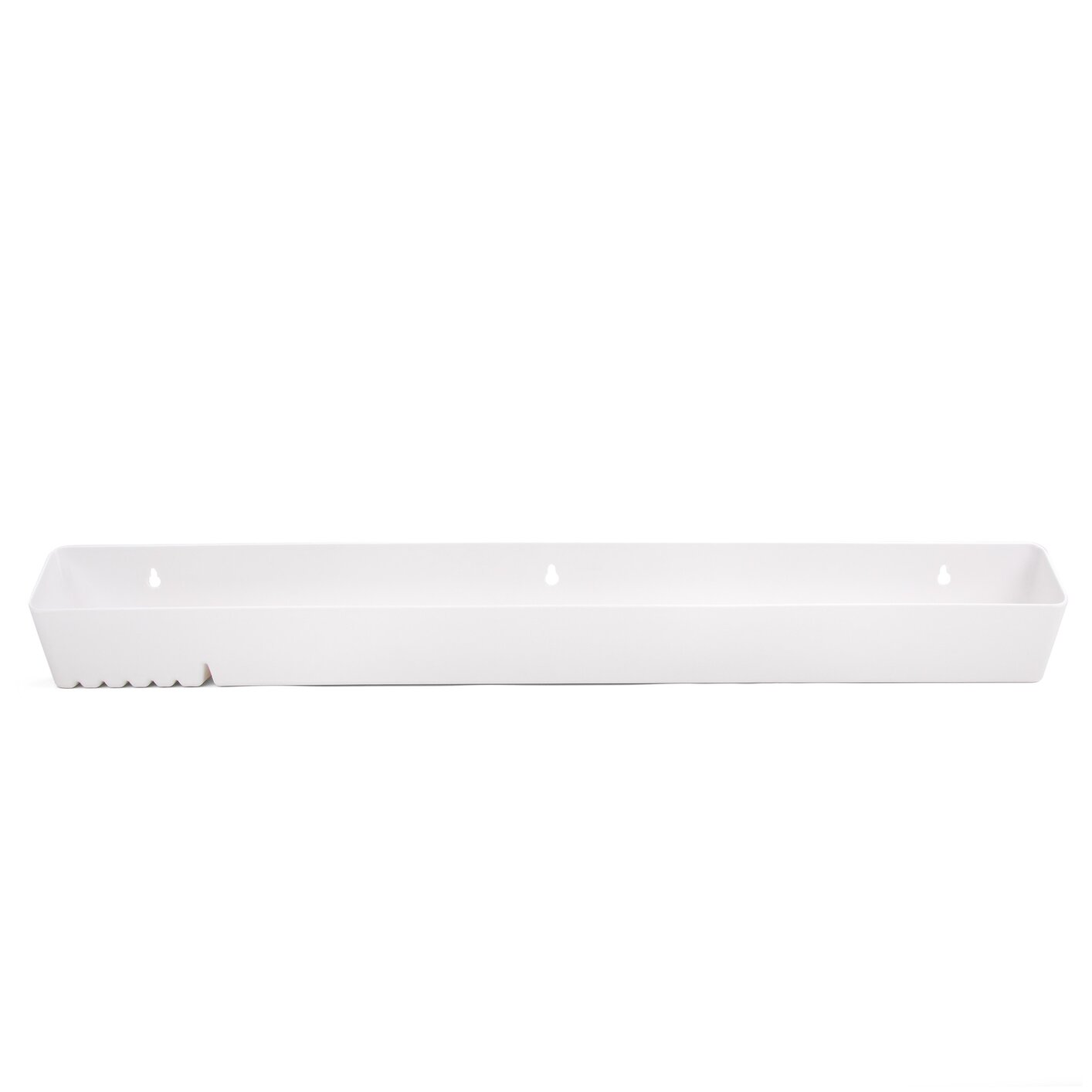 M-Series Tip-Out Tray with Soap Container and Ring Peg Kit 30" White