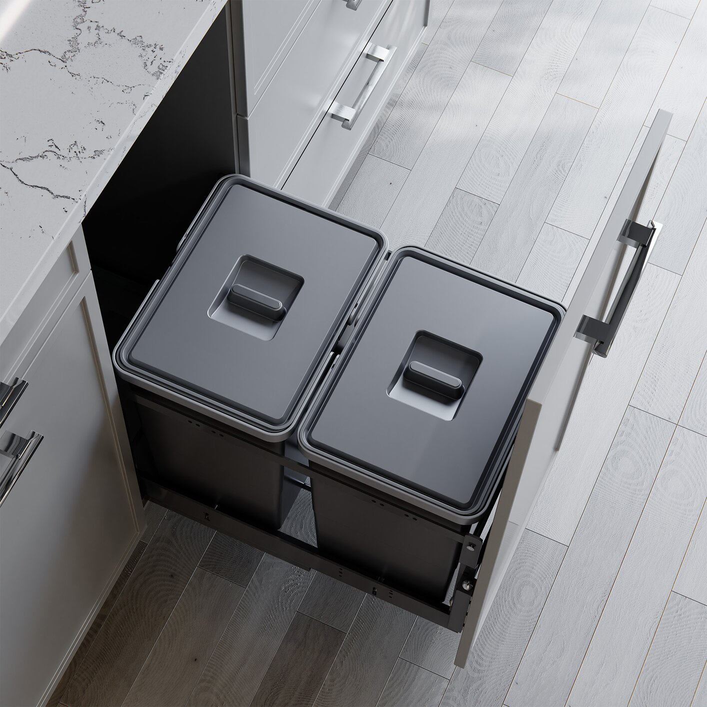 M-Series SpaceBin Waste System Hardware Kits