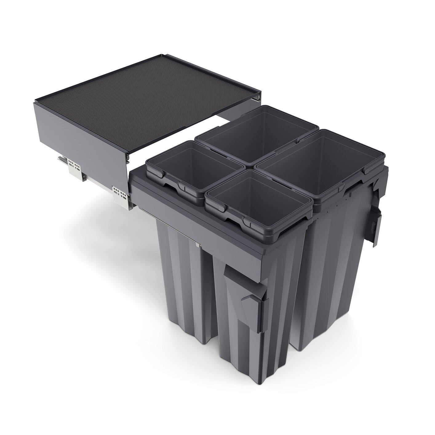 M-Series Max Bin for 24” (600mm) Cabinet, 74L (2 X 13L + 2 X 24L) Capacity