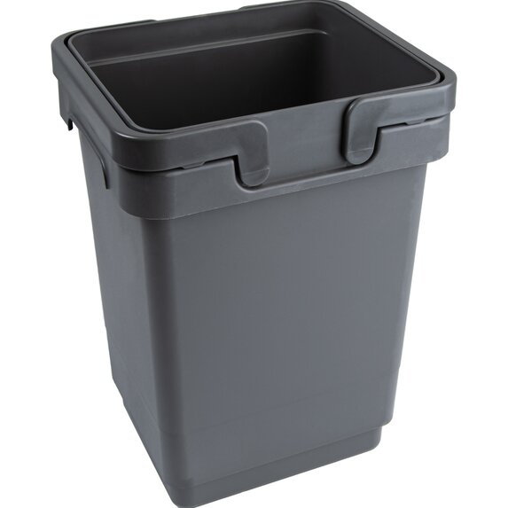 Single Bin 9L with Handles Anthracite