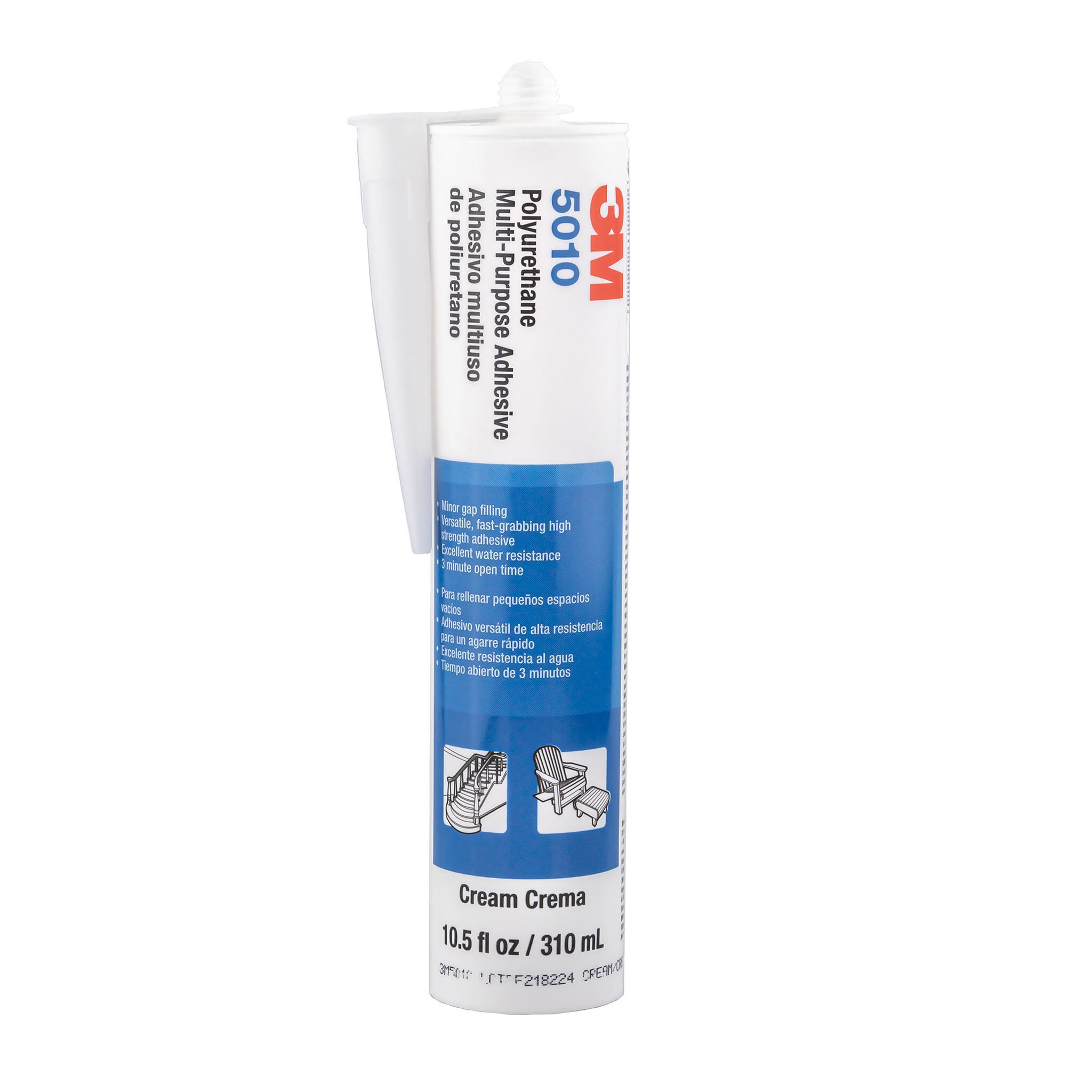 3M™ Polyurethane Multi-Purpose Adhesive 5010 Cartridge