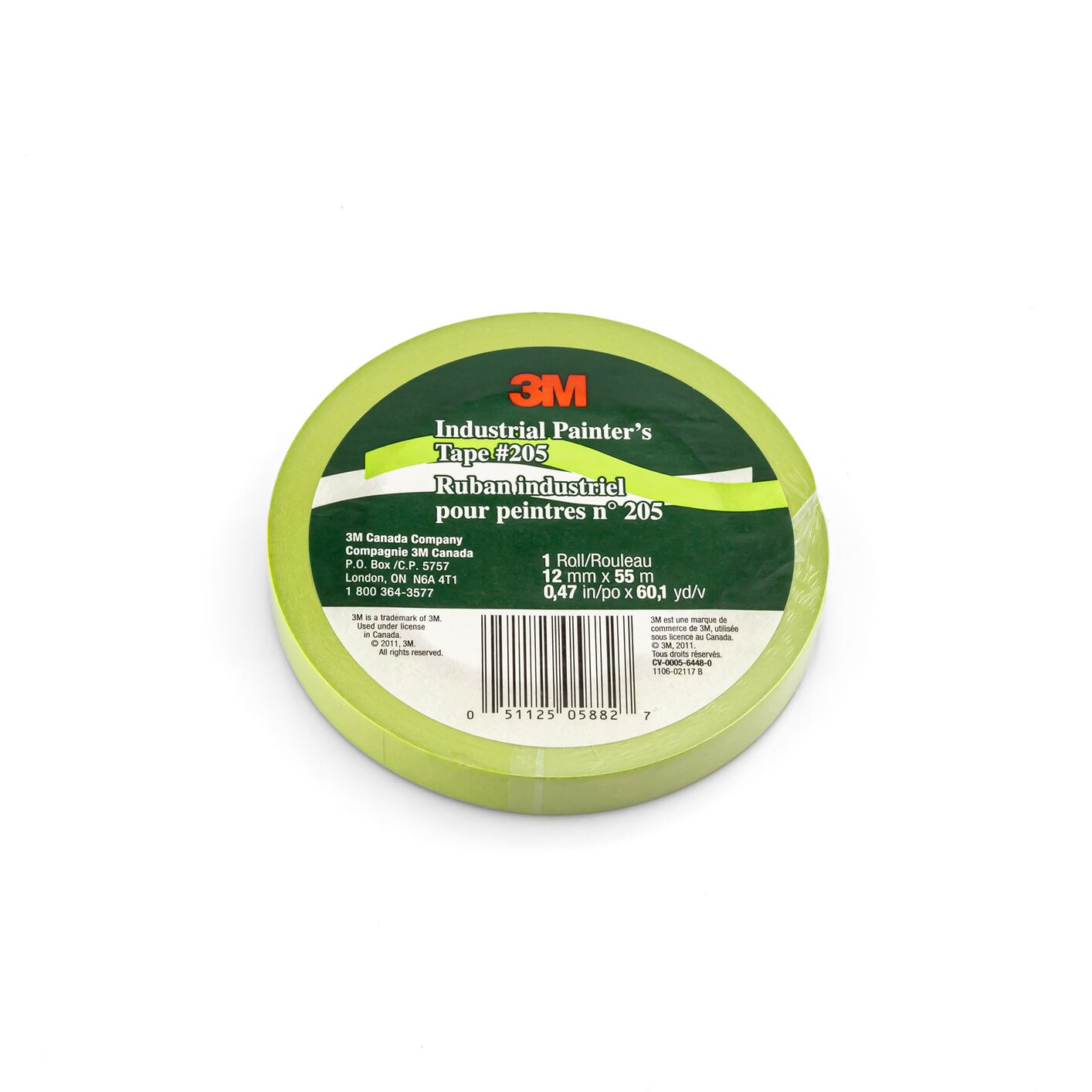 3M™ Industrial Painter's Grade Masking Tape 205