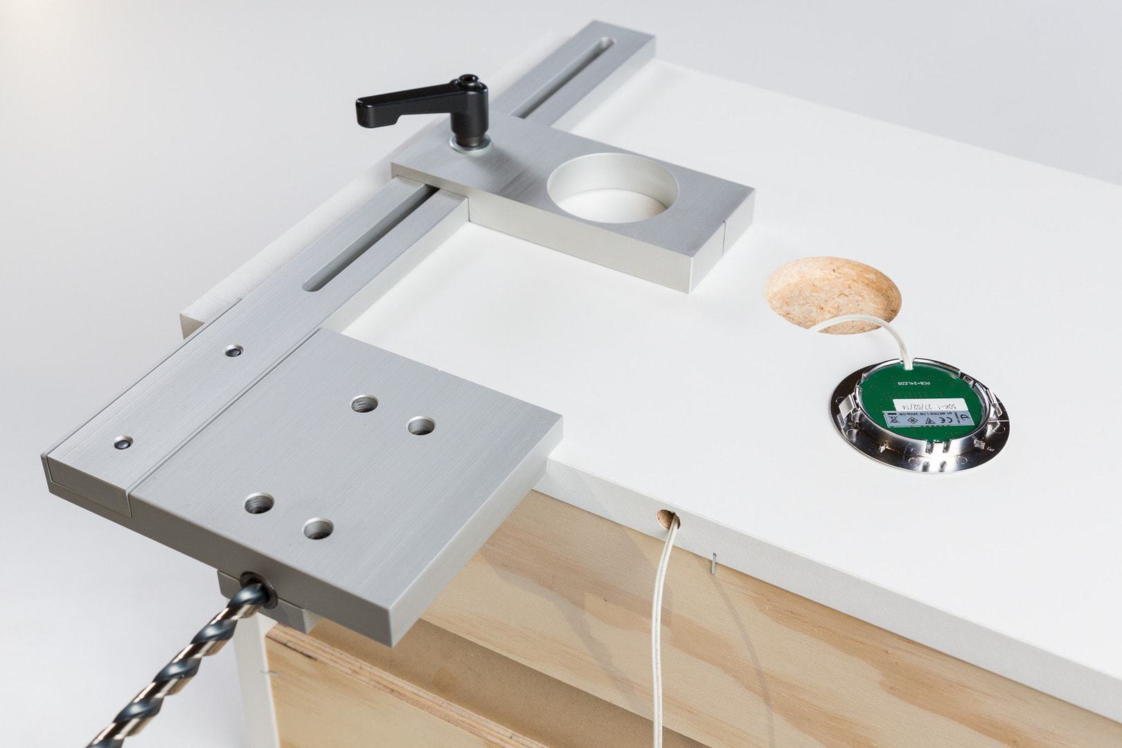 Puck Light Installation Jig