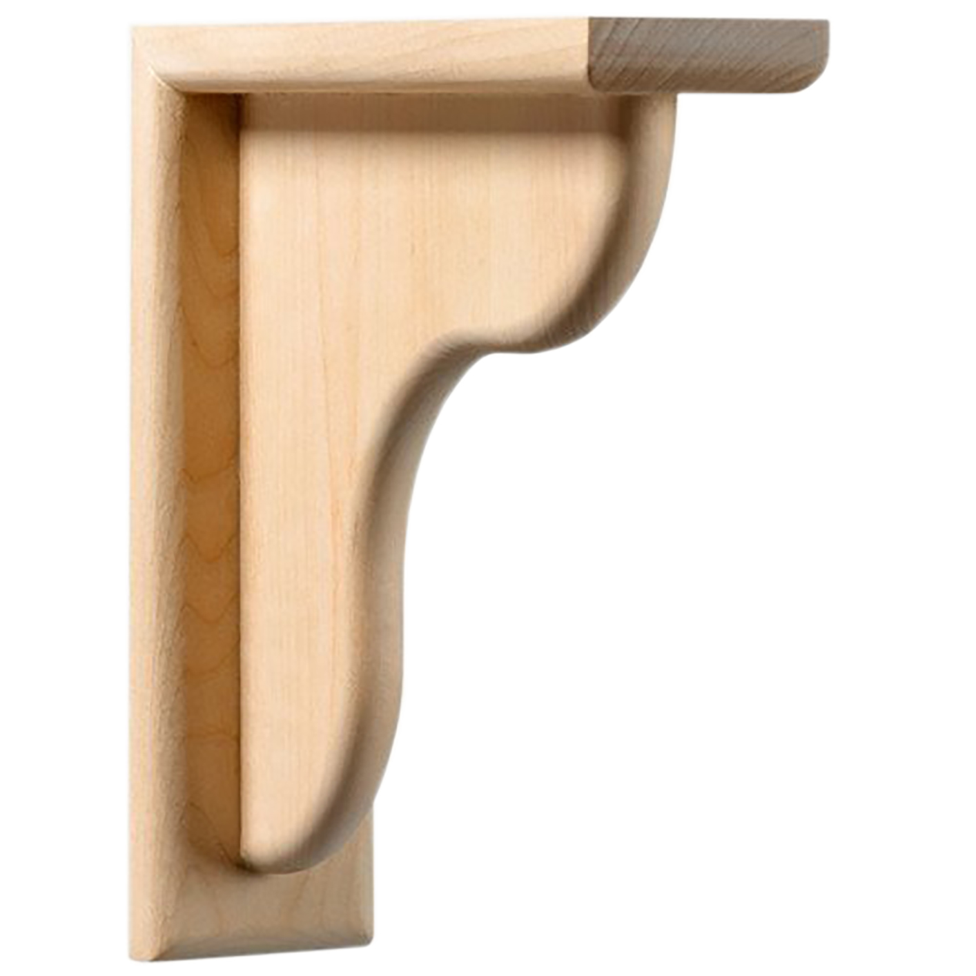 Plain Support Bracket Maple